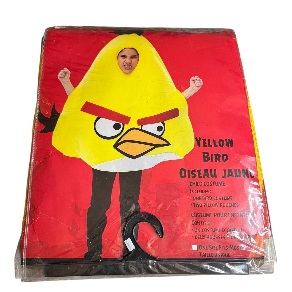 Angry Birds Yellow Bird Child Costume One Size Fits Most Halloween‎